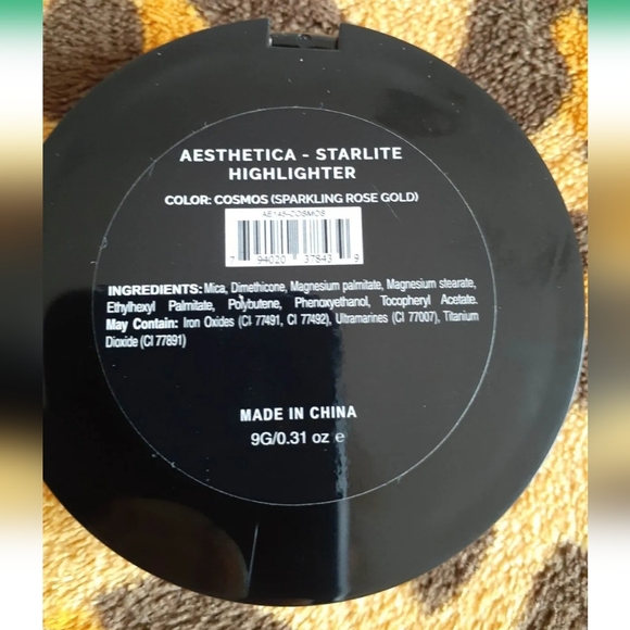 AESTHETICA STARLITE HIGHLIGHTER color: cosmos (Sparkling Rose Gold 9G / 0.31 oz - Picture 5 of 5